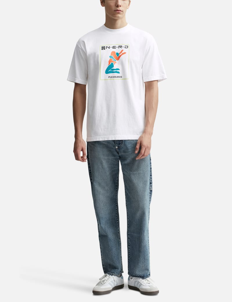 【PLEASURES】 N.E.R.D. X PLEASURES PROVIDER T-SHIRT White Pleasures - NERD PROVIDER T-SHIRT | HBX - Globally Curated