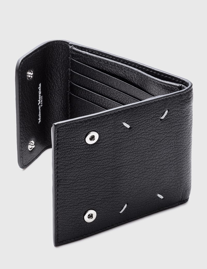 Maison Margiela - Bifold Wallet with Snap Closure | HBX - Globally
