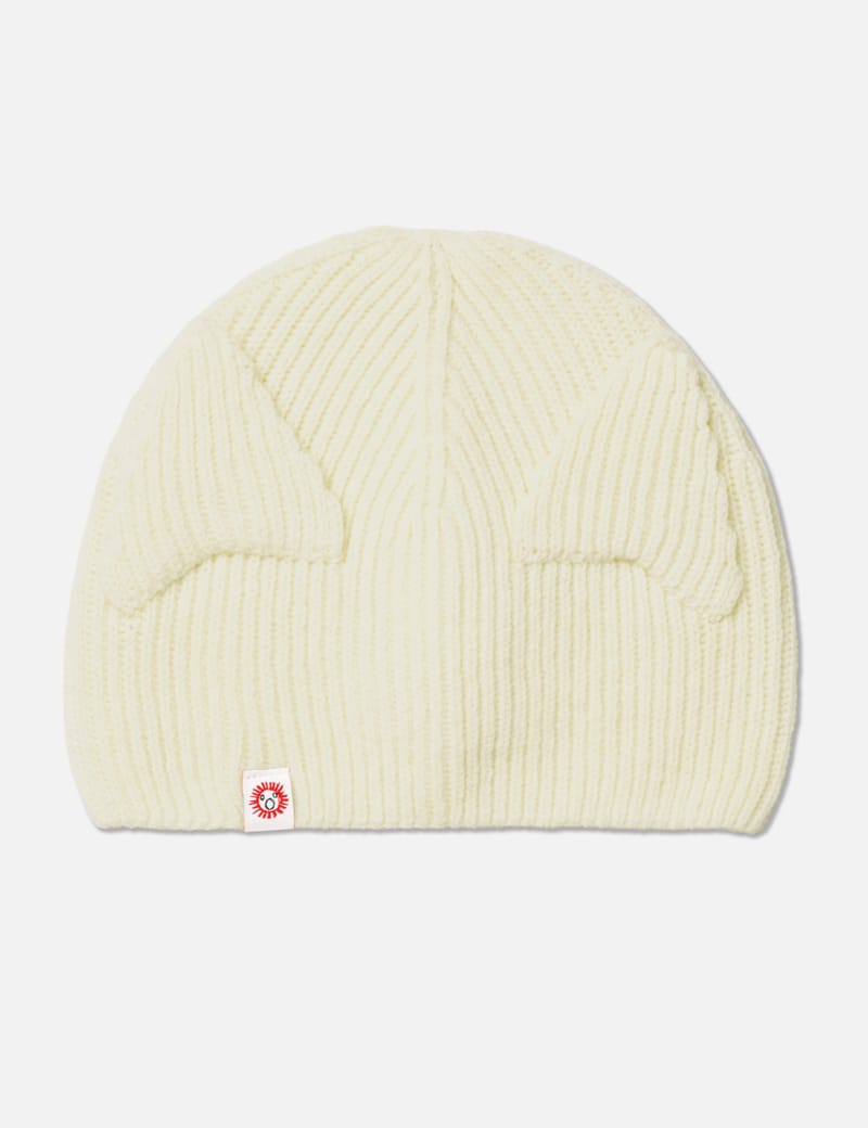 CHARLES JEFFREY LOVERBOY ニット帽 バナナモチーフ Charles Jeffrey LOVERBOY: イエロー Chunky Banana モヘア ビーニー