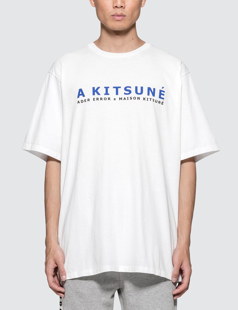Maison Kitsuné - Ader Error x Maison Kitsuné S/S T-Shirt | HBX - Globally  Curated Fashion and Lifestyle by Hypebeast