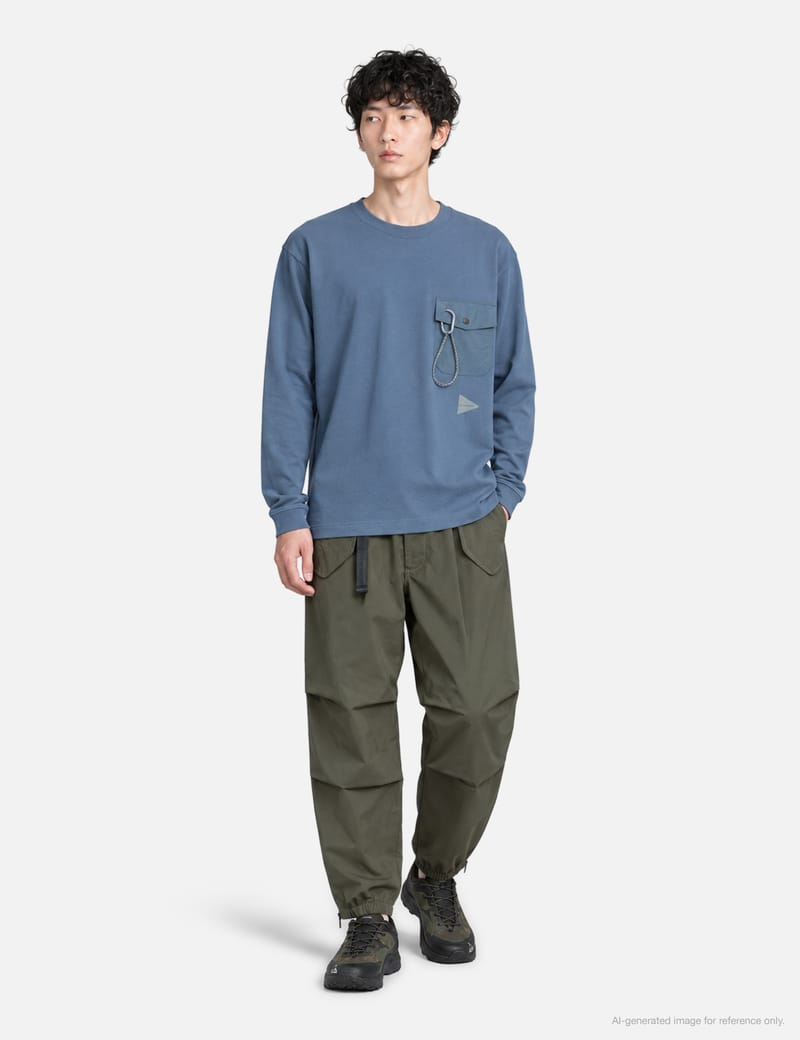 and wander Dry Jersey Raglan LS T - Moisture-wicking performance