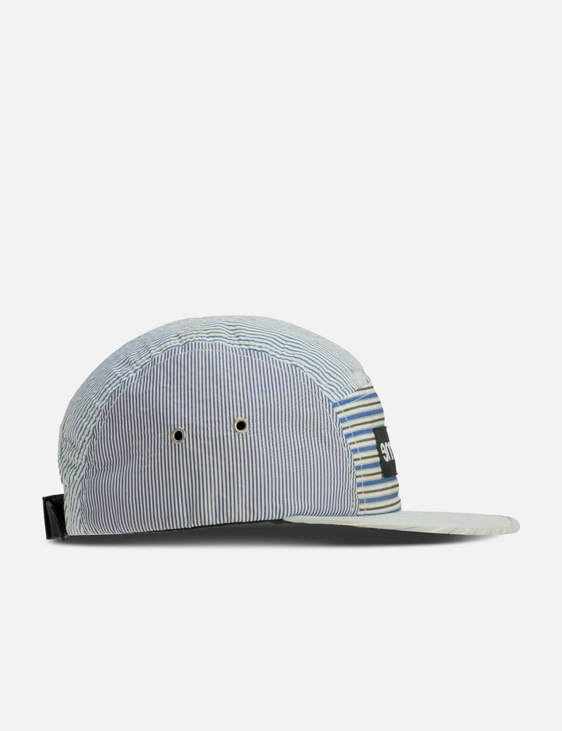 Supreme Comme Des Garçons Cap - Blue pre-owned cap with light