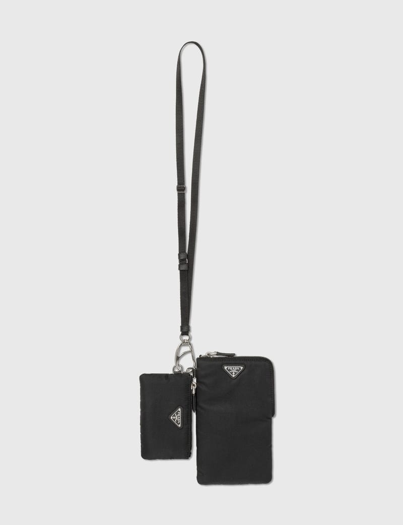 Prada - Re-Nylon Pouch with Strap | HBX - Globally Curated Fashion