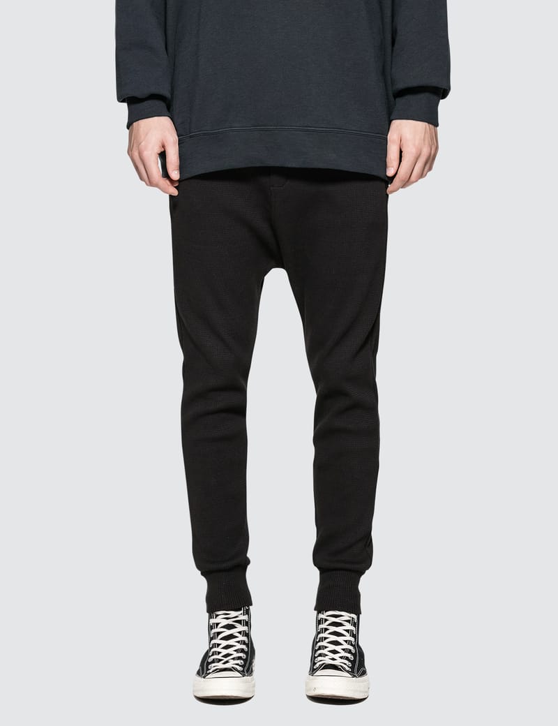 Thom/krom - Low Crotch Sweatpants | HBX - HYPEBEAST 為您搜羅