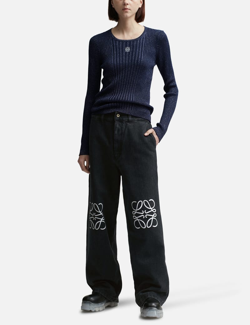 LOEWE 【美品】 / ロエベ | Balloon sleeve V-neck sweat バイ