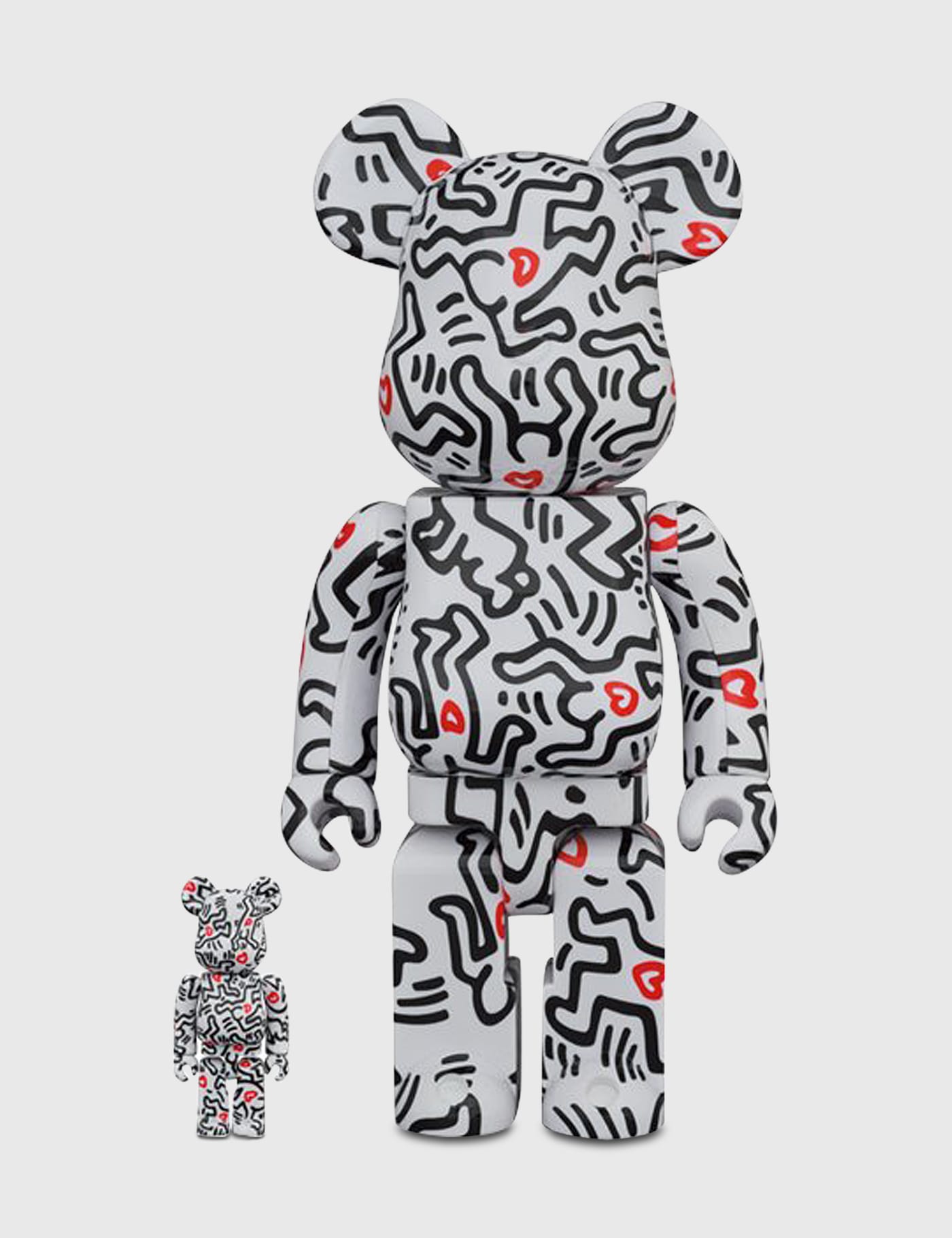 Medicom Toy - Be@rbrick Keith Haring #8 100% & 400% Set | HBX