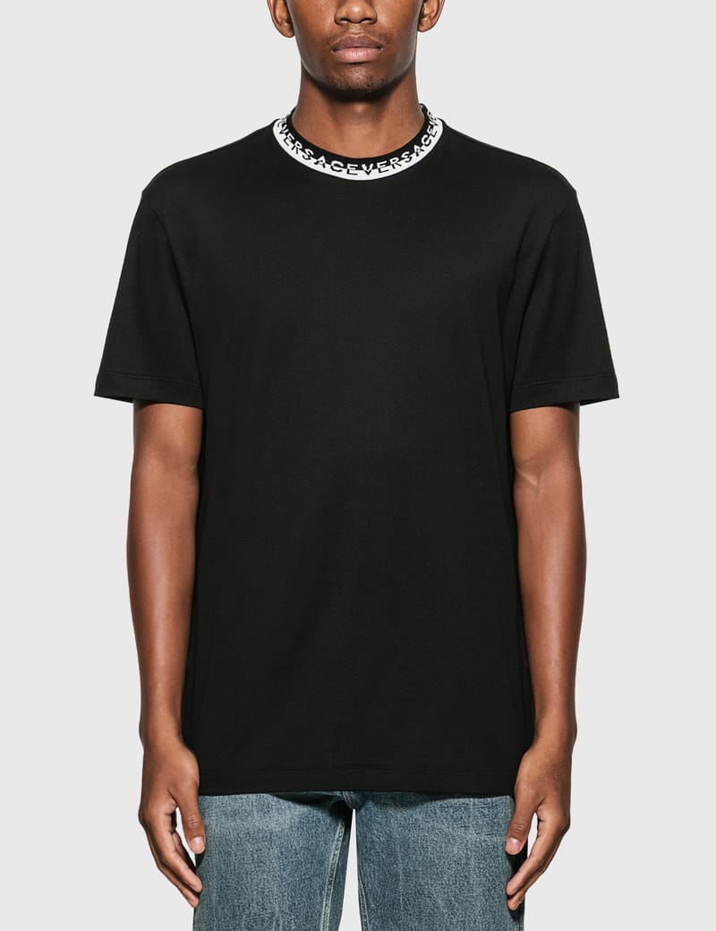 Versace - Logo Collar T-Shirt | HBX - Globally Curated