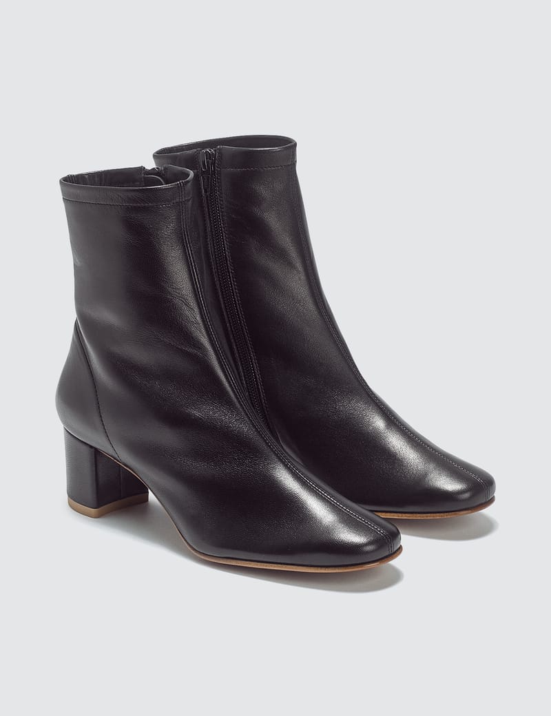 BY FAR Sofia Black Leather Boots HBX Globally Curated