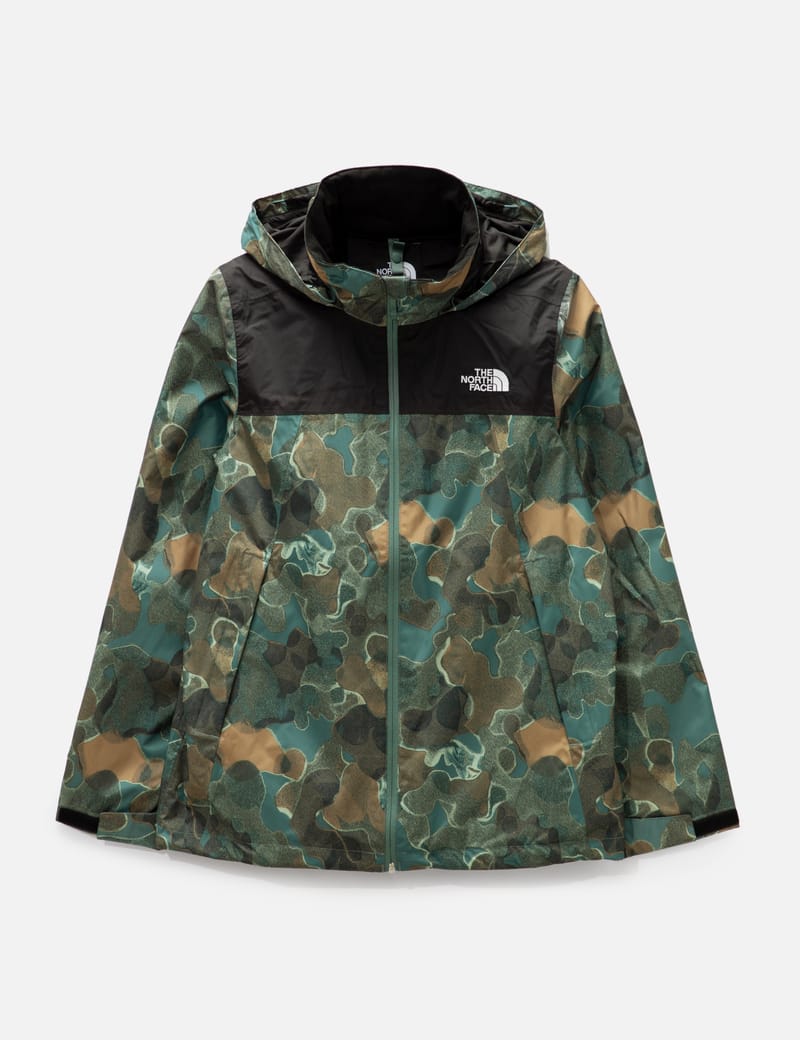 North face camo windbreaker best sale