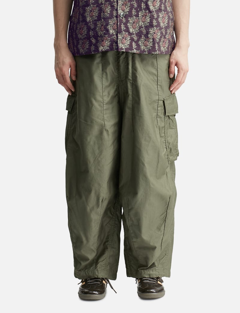 Needles H.D. Pant - Made in Japan relaxed cotton cargo pants | HBX