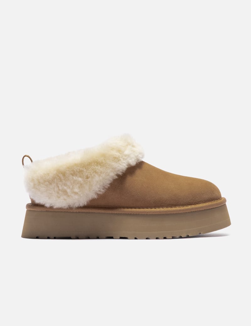 UGG Sheepskin Embroidery Earmuff - Chestnut shearling earmuffs