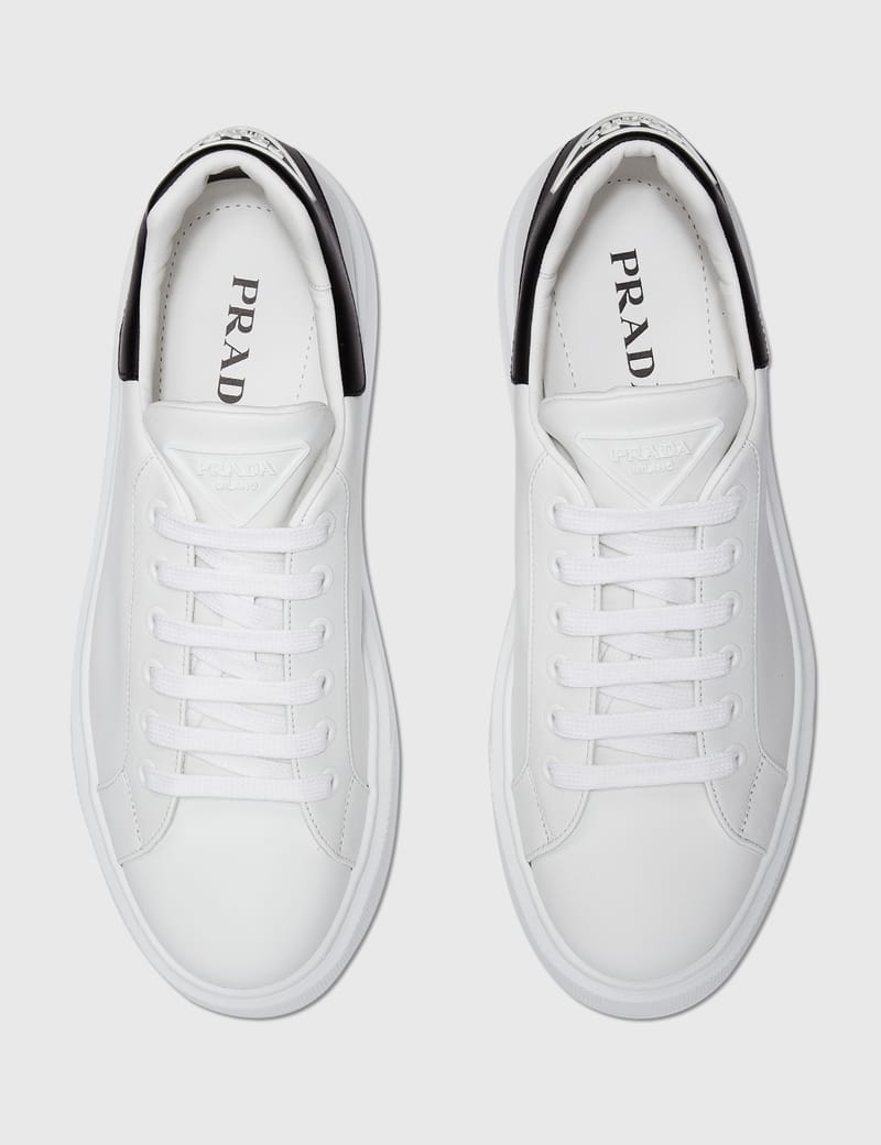 Prada macro leather sneakers sale