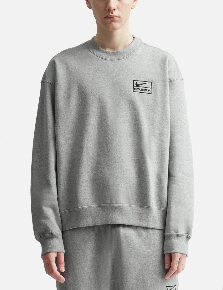 Nike Nike x Stüssy Crew Fleece Sweatshirt HBX HYPEBEAST 為您搜羅全球潮流時尚品牌