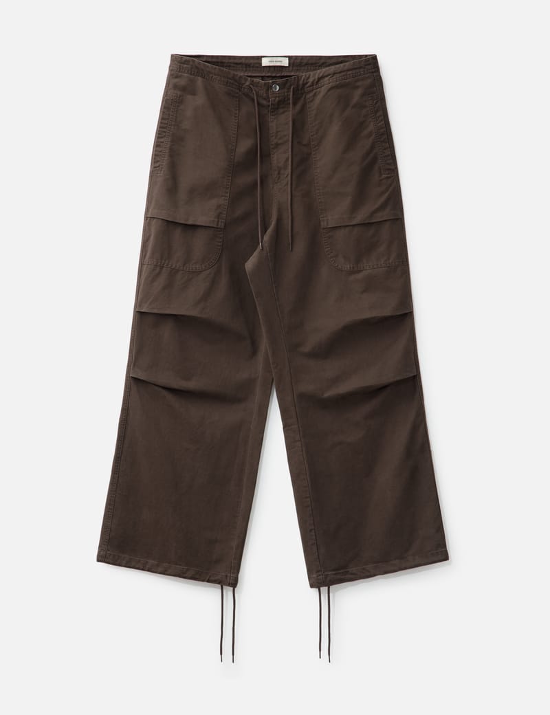 Entire Studios Barren Cargo Brunette - Organic twill cargo pants