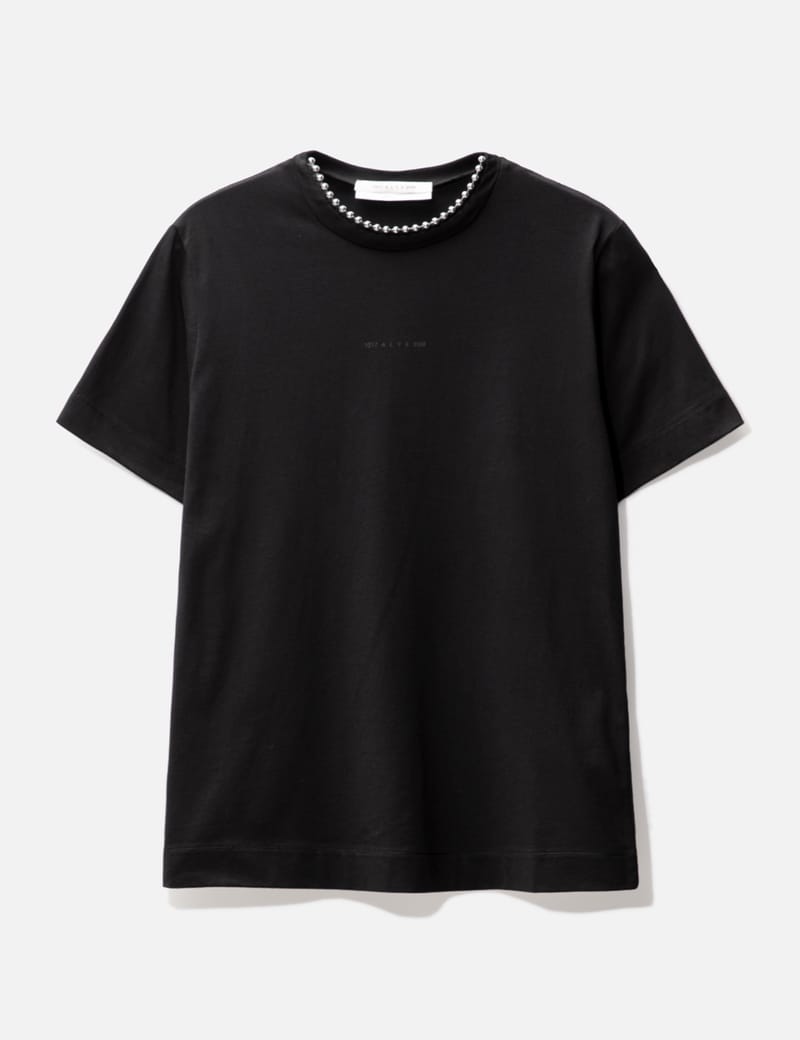 【関税込み】1017 ALYX 9SM ブラック ボールチェーン Tシャツ 1017 ALYX 9SM - トリプル プリント Tシャツ | HBX - ハイプ