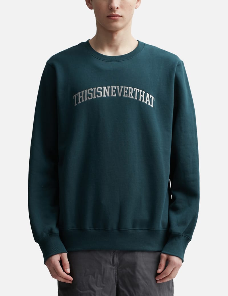 thisisneverthat® - Arch Logo Crewneck | HBX - Globally