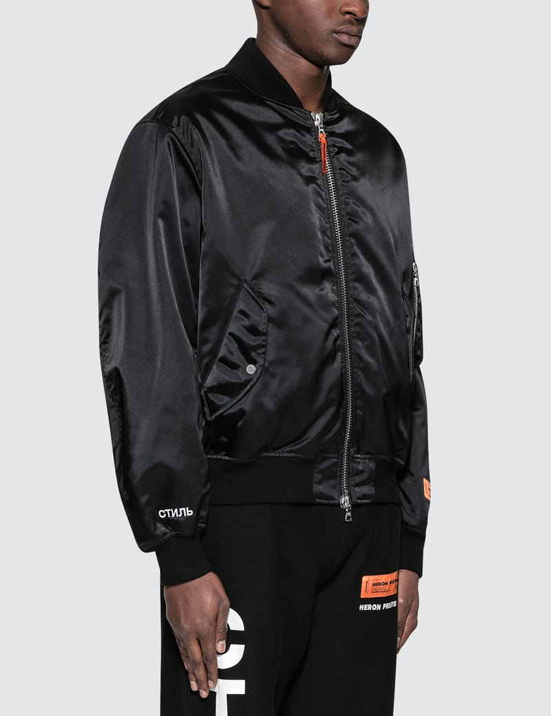 3％OFFクーポン利用でポイント最大8倍相当 heron preston ボンバー