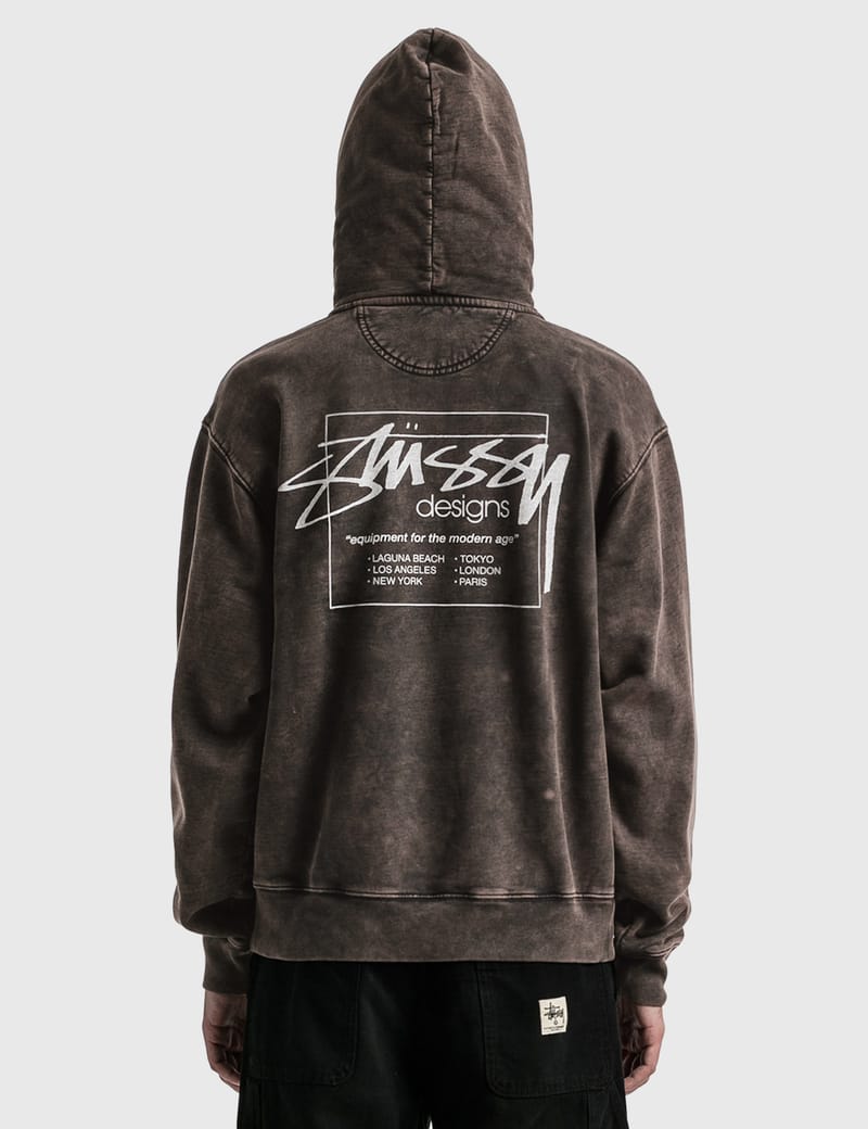 Stüssy - Dyed Stüssy Designs Hoodie | HBX - Globally Curated