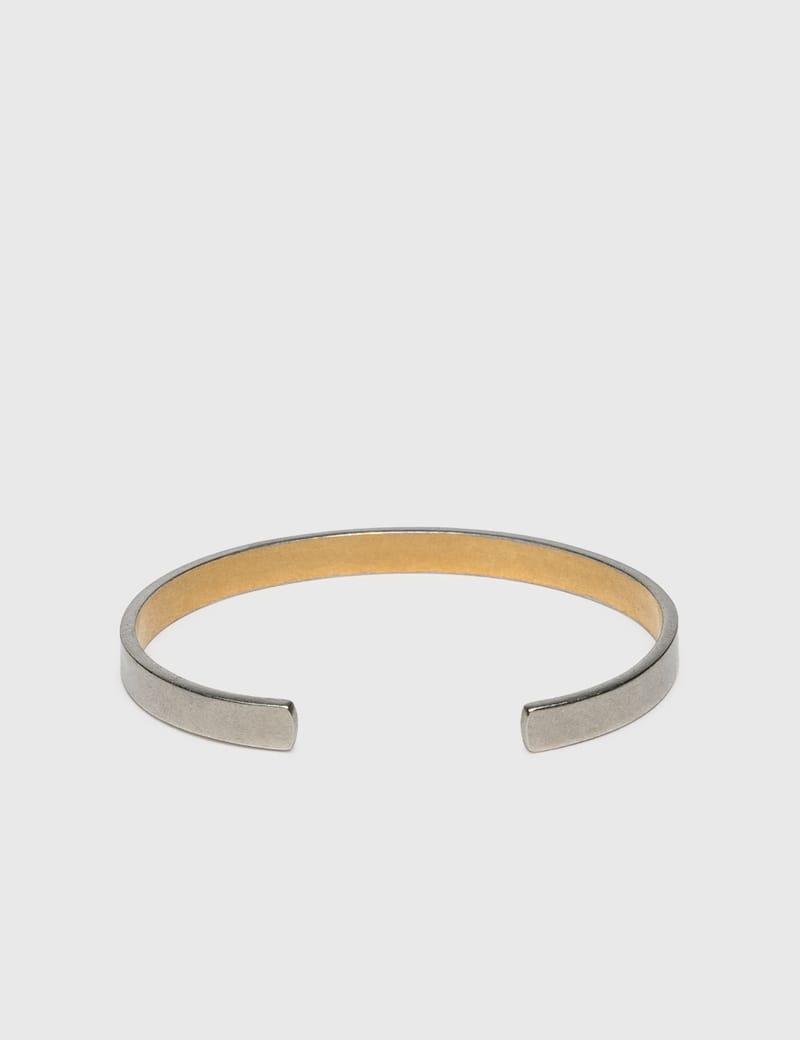 Maison Margiela - Logo Cuff Bracelet | HBX