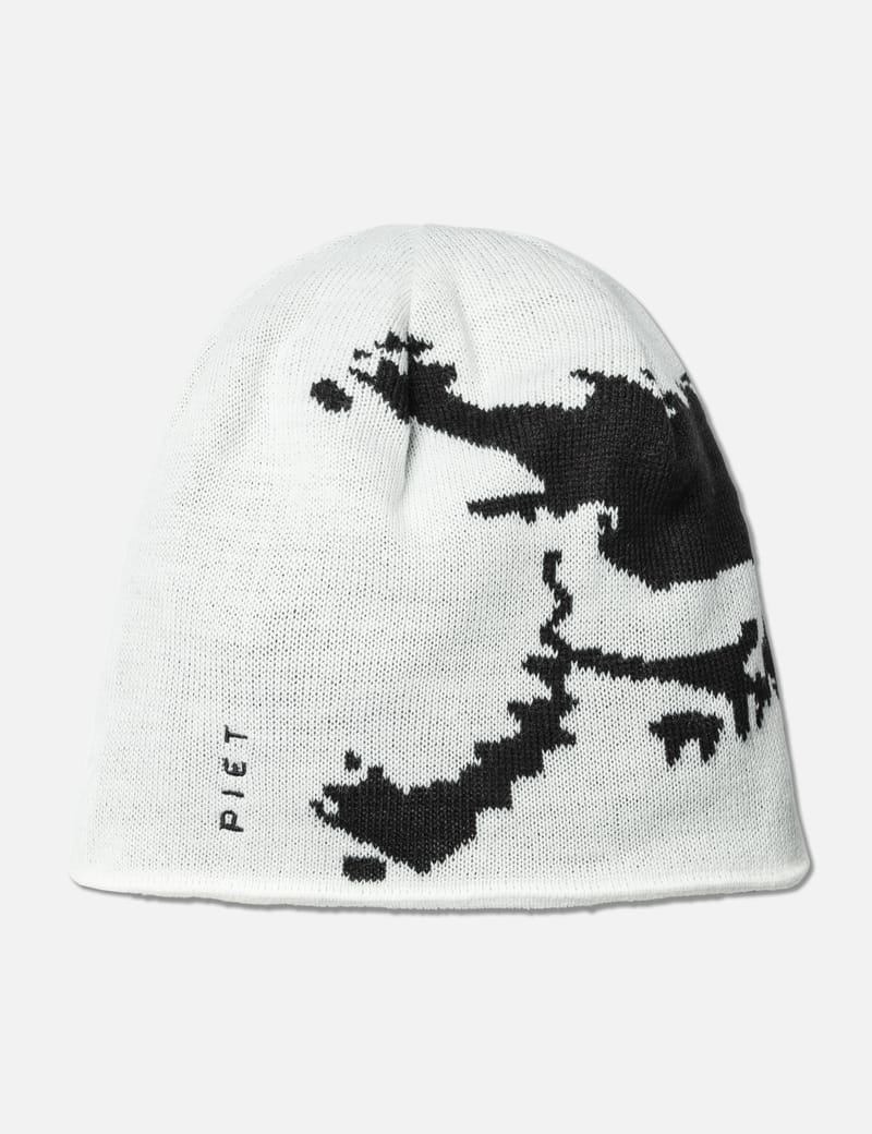 帽子 PIET OAKLEY SKULL BEANIE BONE WHITE Piet - Skull Beanie | HBX