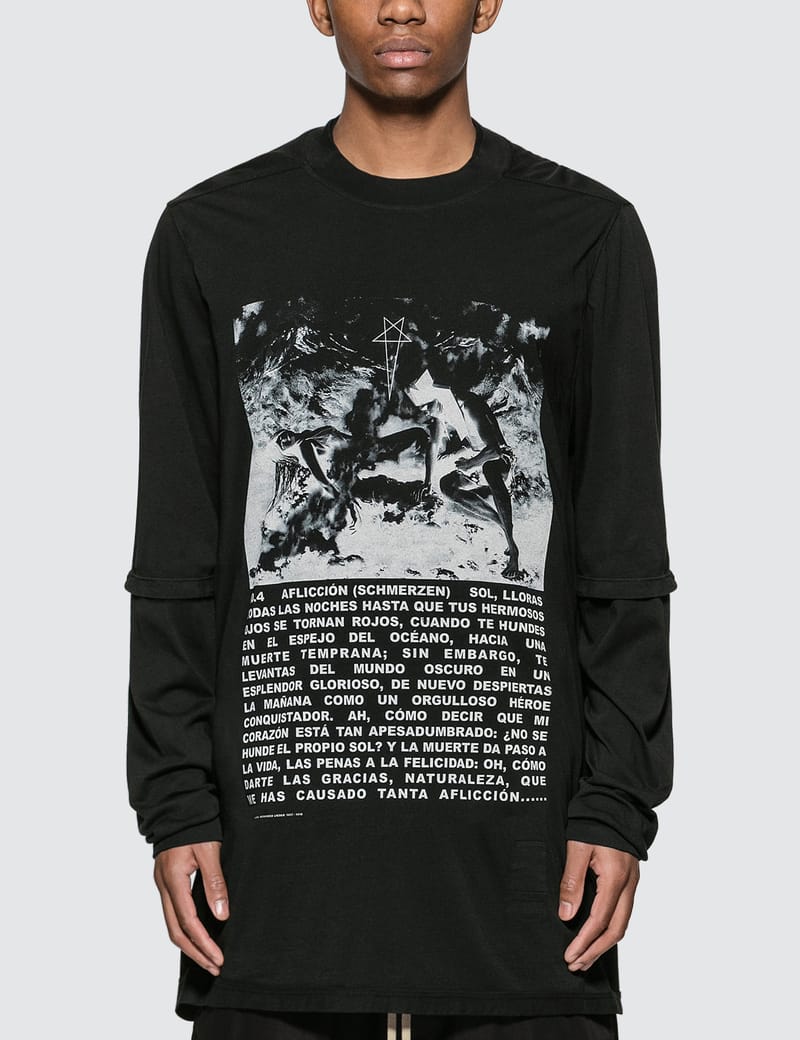 RICK OWENS DRKSHDW, Long Sleeve T-shirt RICK OWENS DRKSHDW, Long Sleeve T-shirt