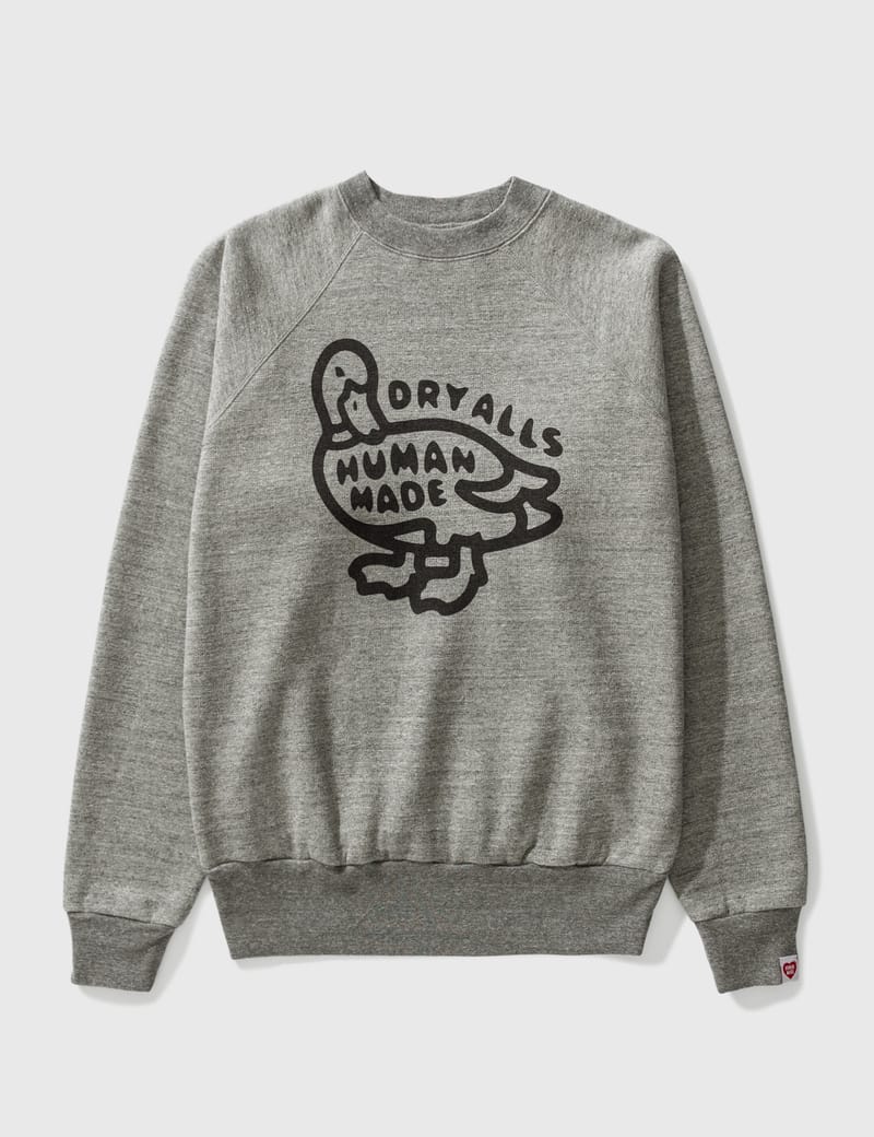 Human Made - Raglan Crewneck Sweatshirt | HBX - Globally