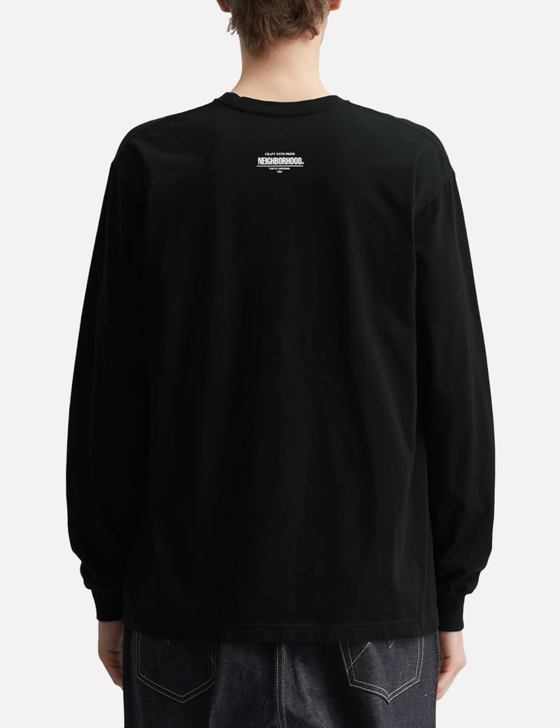 NEIGHBORHOOD NEIGHBORHOOD T-Shirt Long Sleeves-8 - Black long