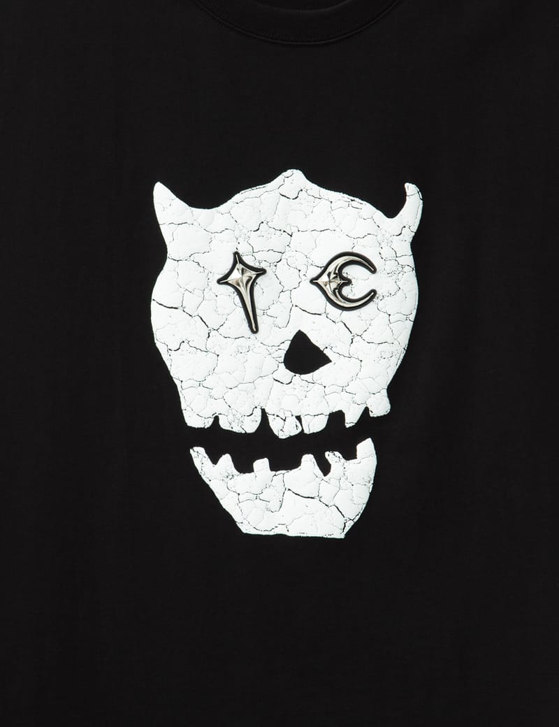 THUG CLUB TC Skull Sleeveless - Oversized black sleeveless tee