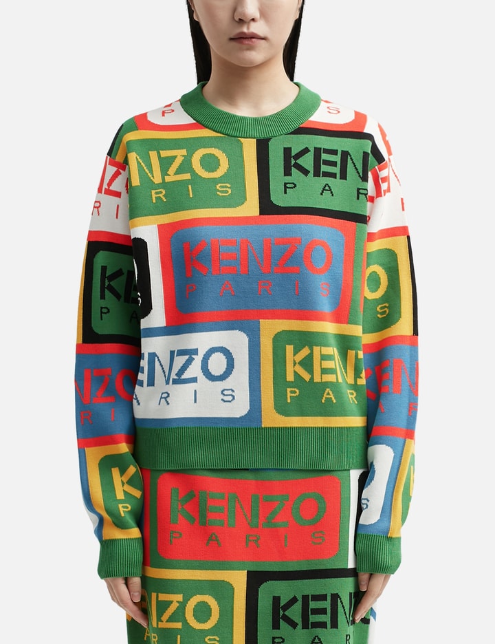Kenzo - KENZO PARIS LABEL SWEATER | HBX - Globally Curated Fashion and ...