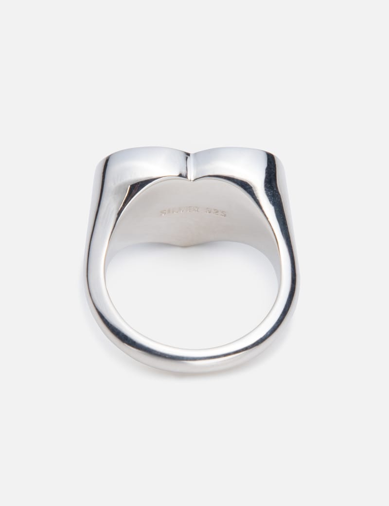 Human Made - Heart Silver Ring | HBX - Globally Curated Fashion ...