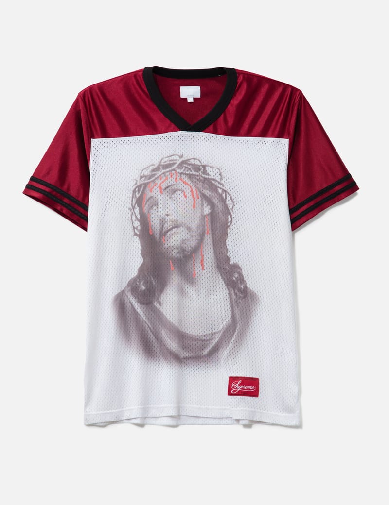 Supreme Jesus Christ Football Jersey - White, good condition