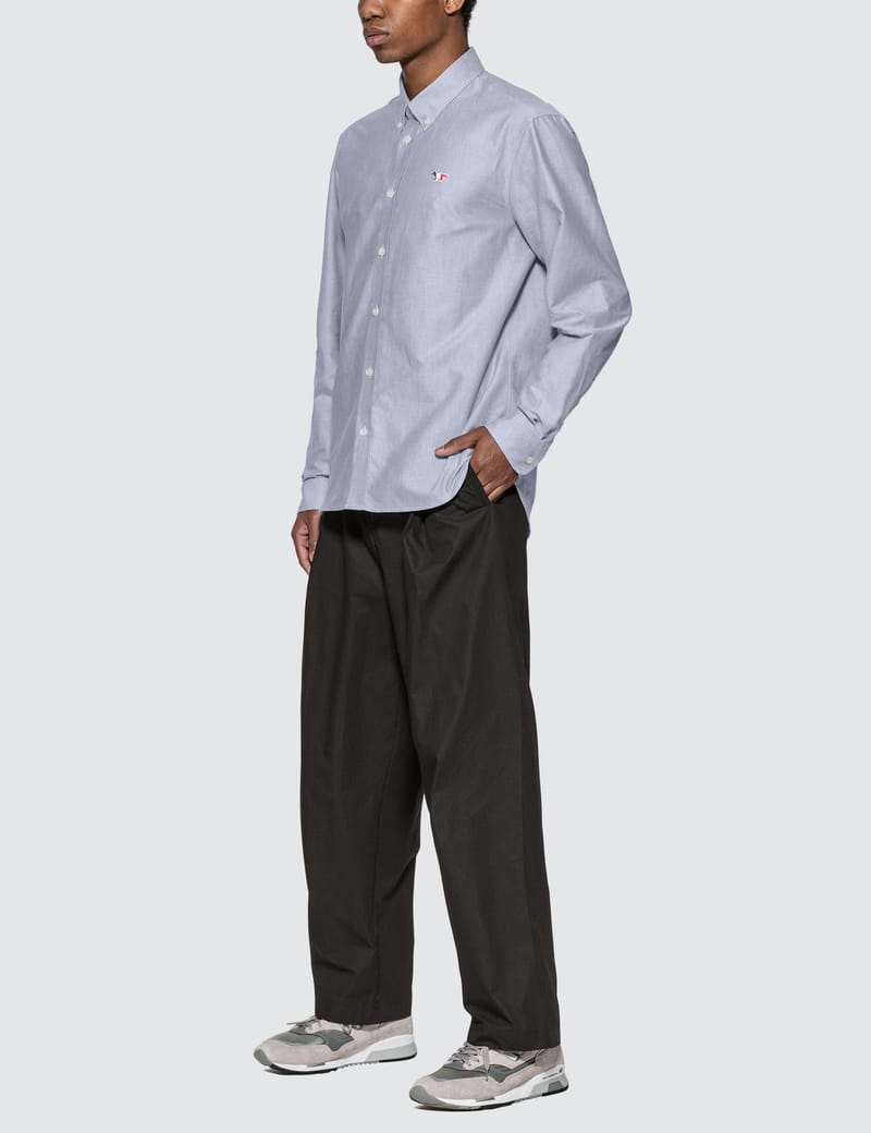 Maison Kitsuné - Classic Tricolor Fox Oxford Shirt | HBX