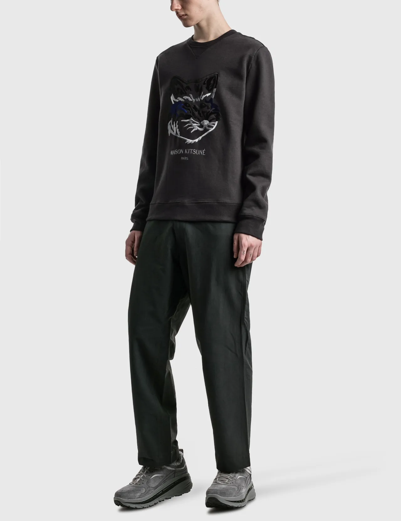 Maison Kitsuné - Big Fox Embroidery Regular Sweatshirt | HBX