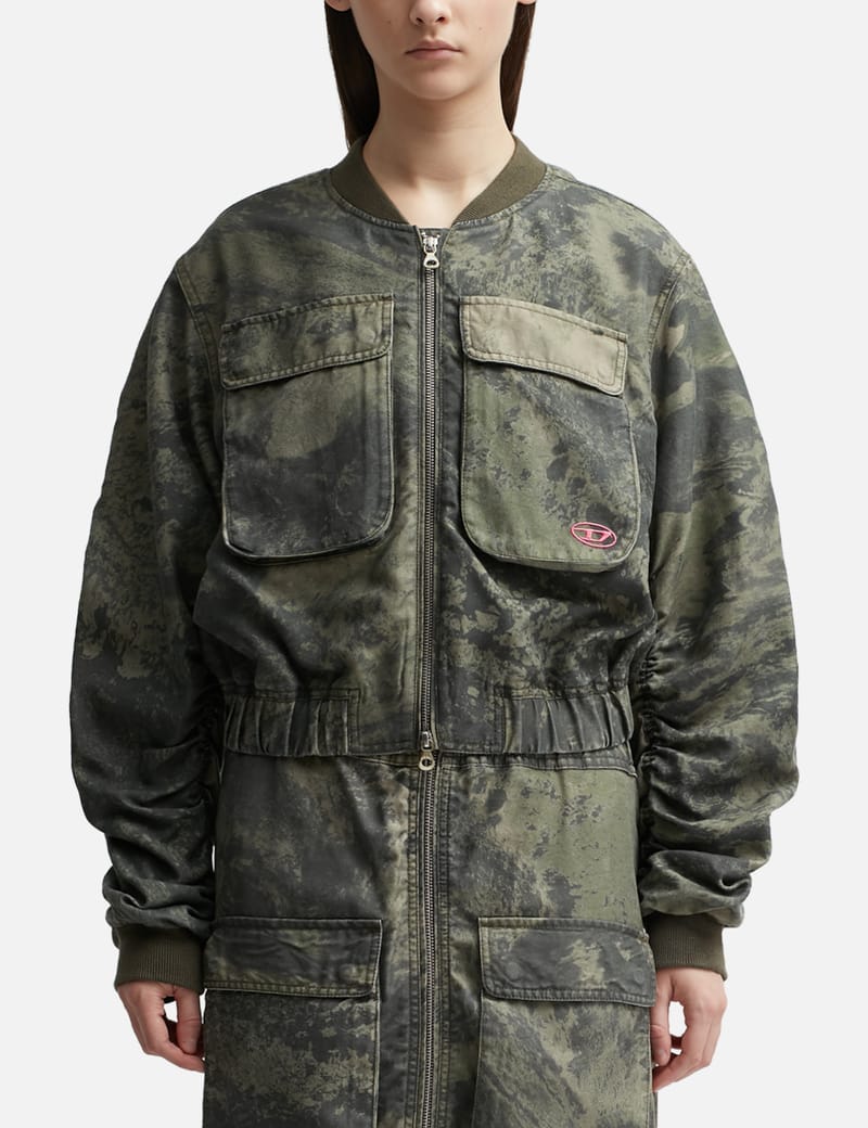 Diesel - G-KHLO Camouflage Utility Jacket | HBX - Globally Curated