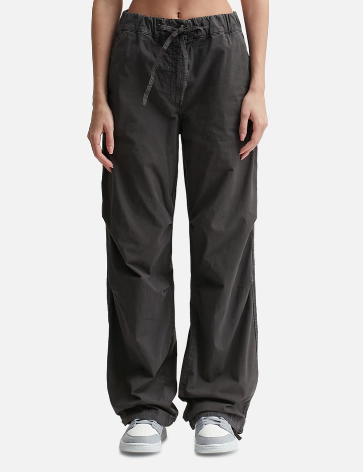 Ganni Washed Cotton Canvas Drawstring Pants HBX Globally Curated