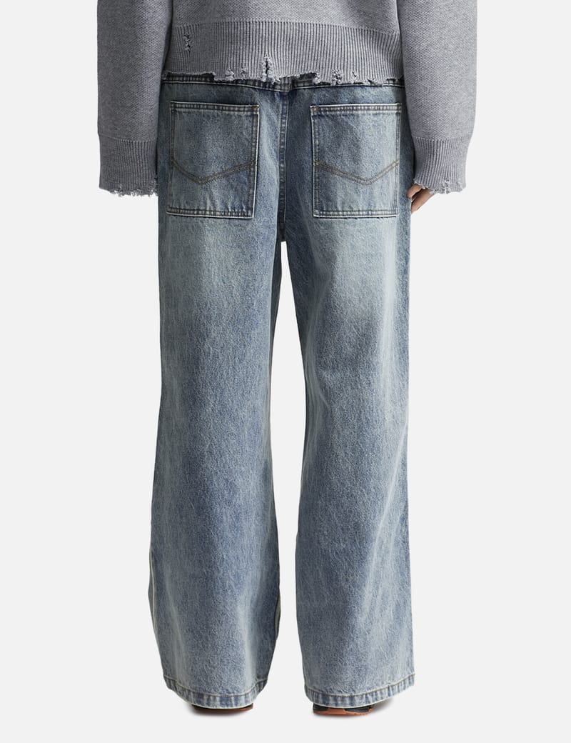 C2H4 - Profile Volume Double Waist Jeans | HBX - Globally Curated