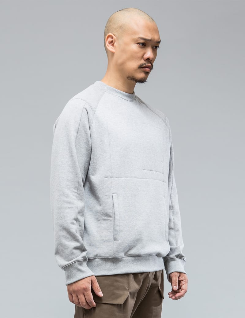 ACRONYM® - S14-BR Cotton Crewneck Sweatshirt | HBX