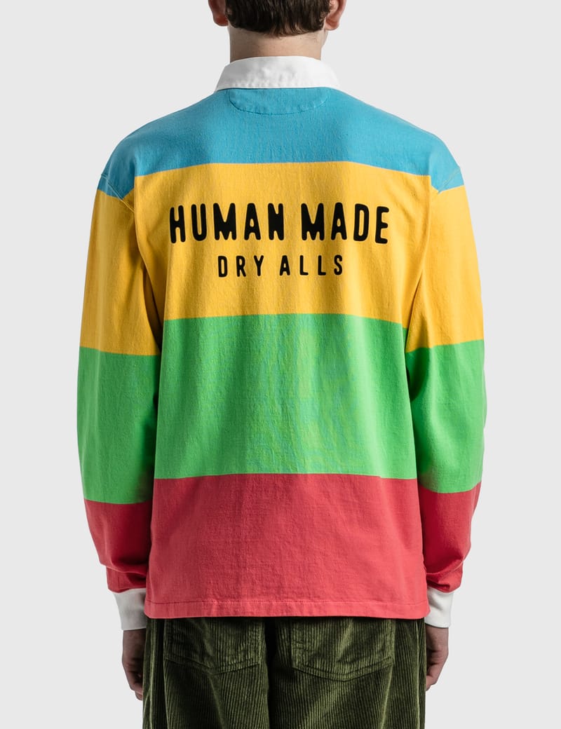 Human Made - Human Made Multi Stripe Rugby Shirt | HBX - Globally