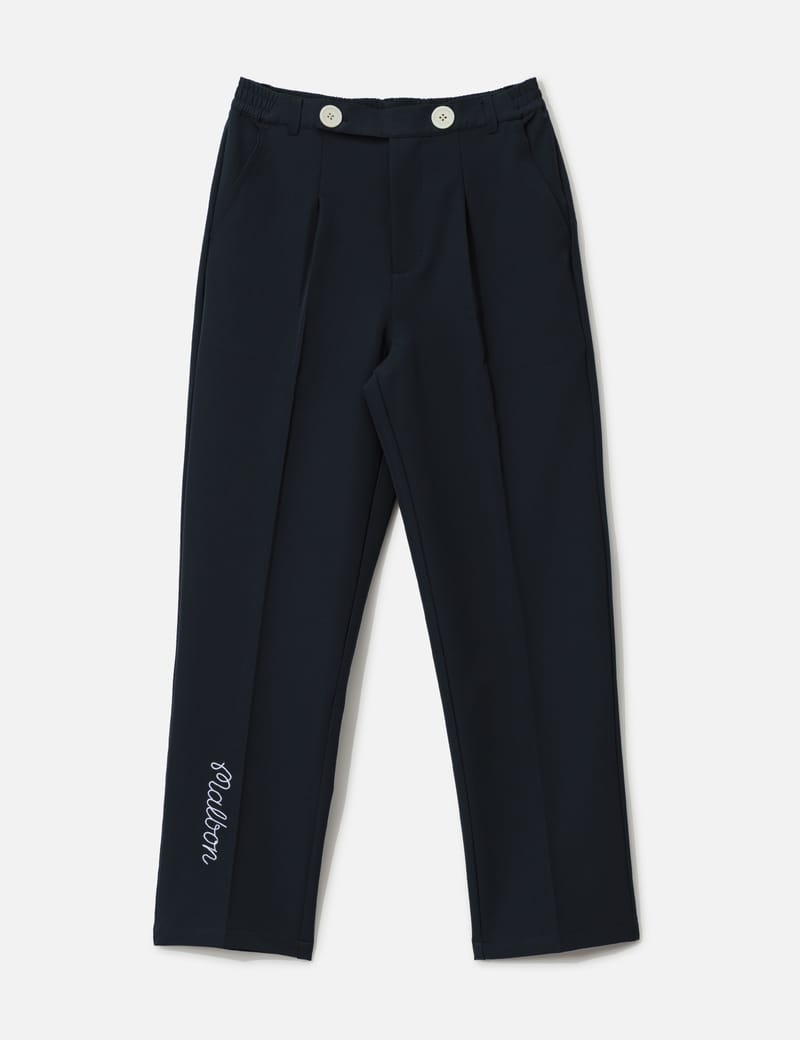 malbon varsity nylon pants 黒 Malbon Golf - VARSITY NYLON PANTS | HBX - Globally Curated