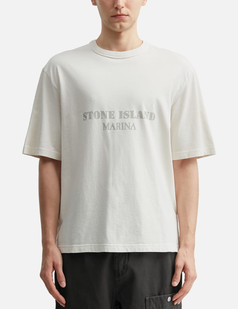 Stone Island Organic Cotton Jersey Crepe Ghost T-Shirt