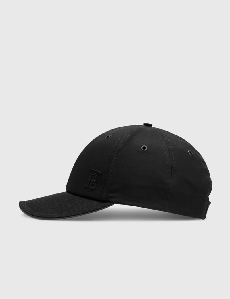 Burberry - Black Logo Embriodery Baseball Cap | HBX