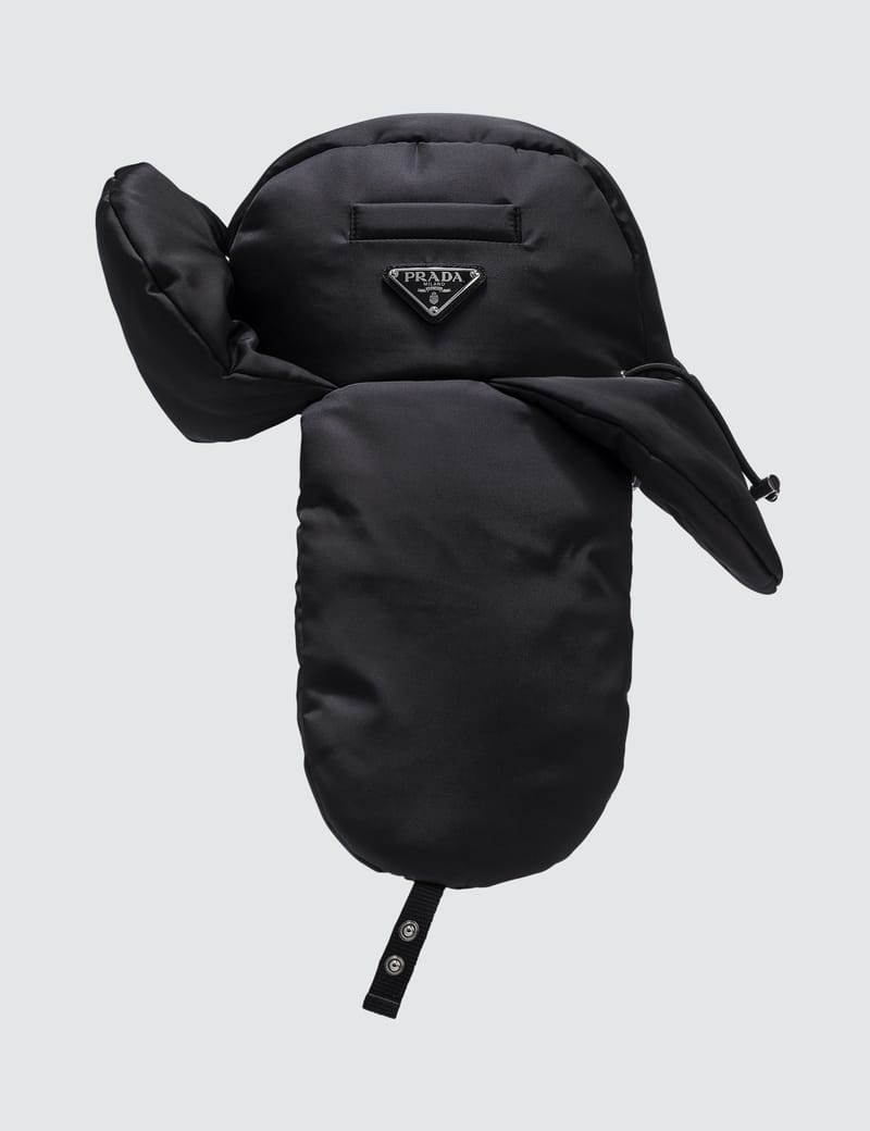 Prada padded 2025 nylon hat