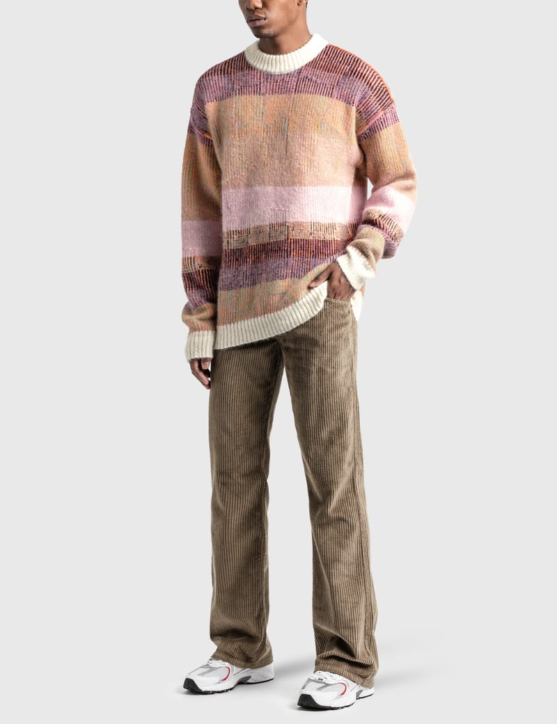 ERL - Mohair-blend Striped Sweater | HBX