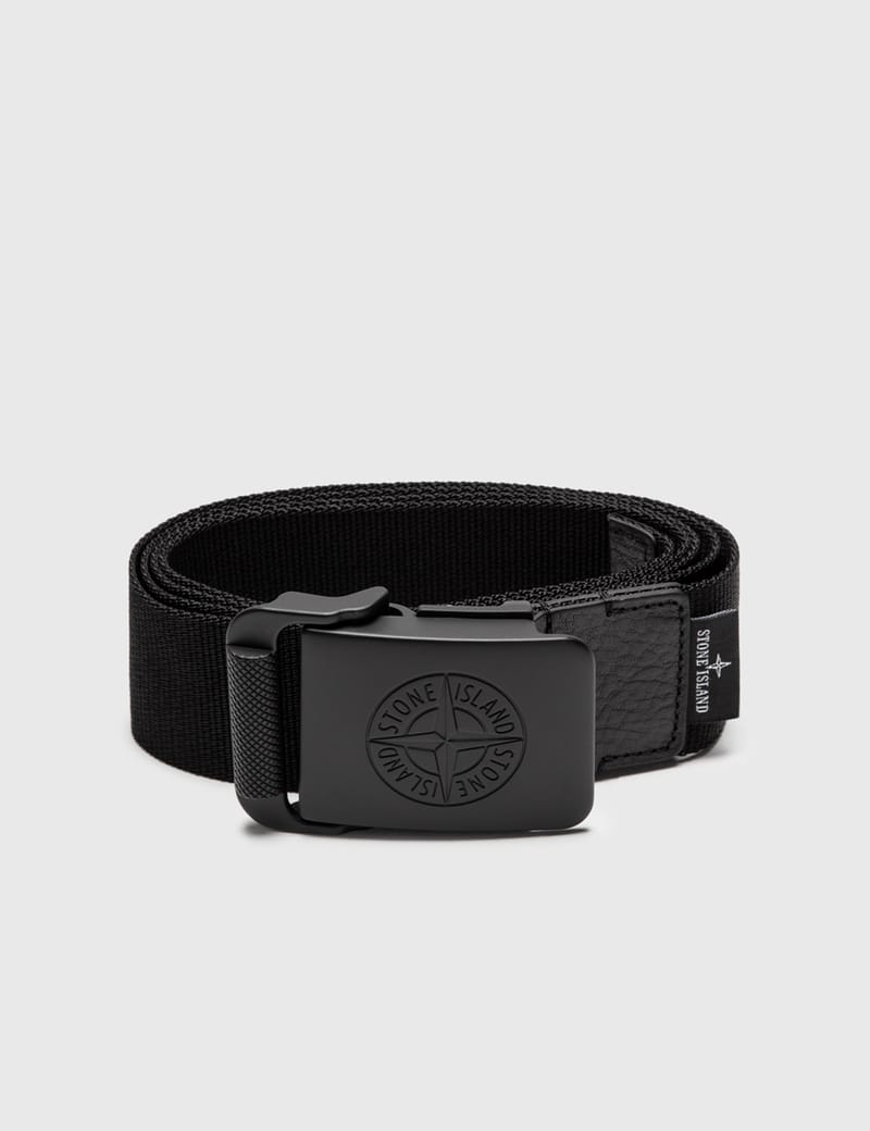 Stone Island - Box Metal Buckle Belt | HBX - Globally Curated