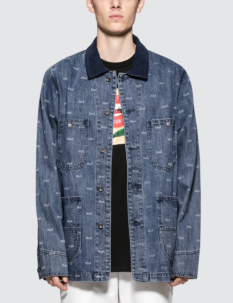 Huf domestic denim hot sale jacket