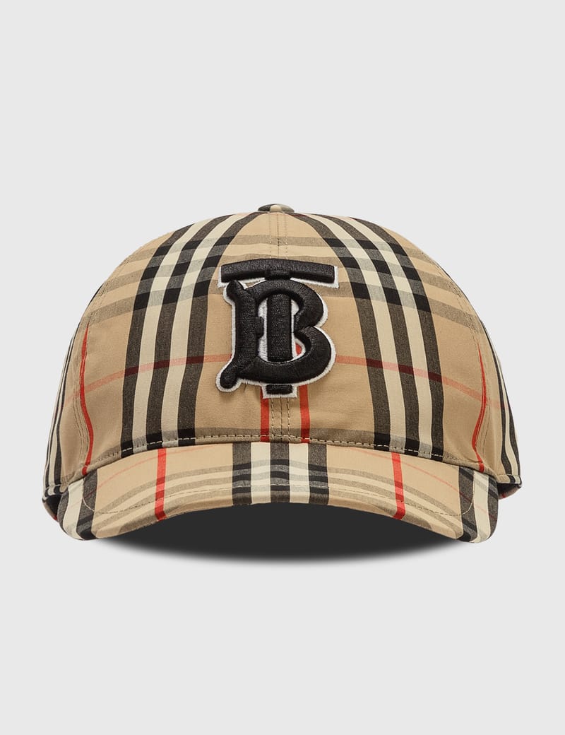 Burberry - Monogram Motif Vintage Check Baseball Cap | HBX