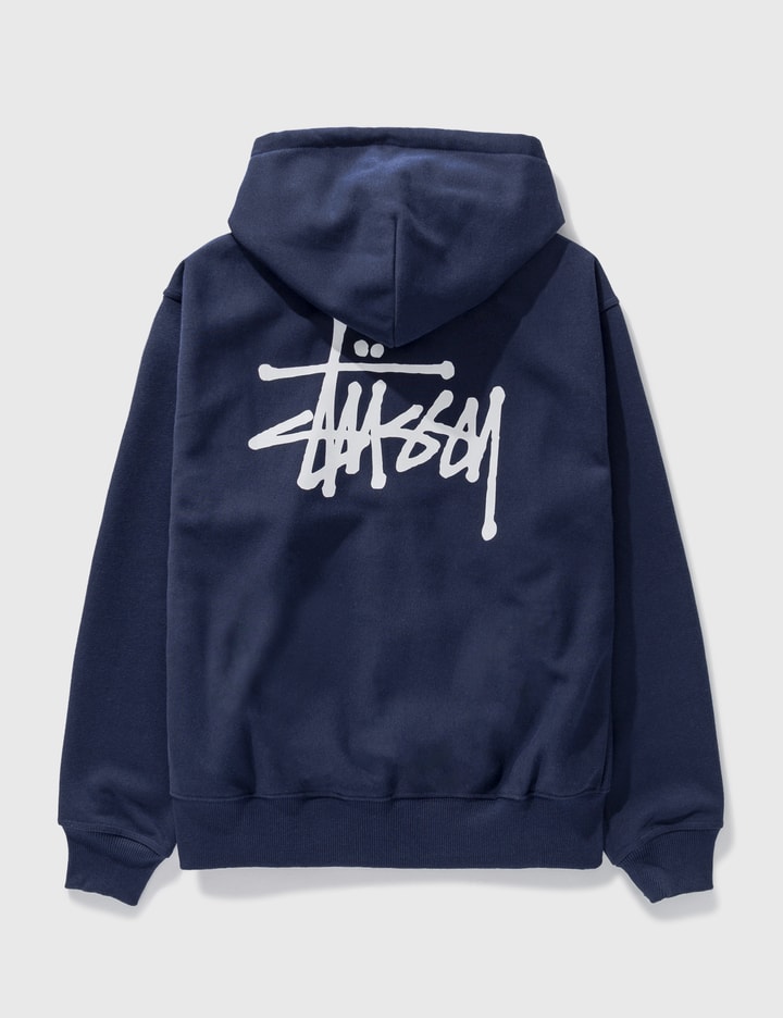 Stüssy - Basic Stüssy Zip Hoodie | HBX - Globally Curated Fashion and ...