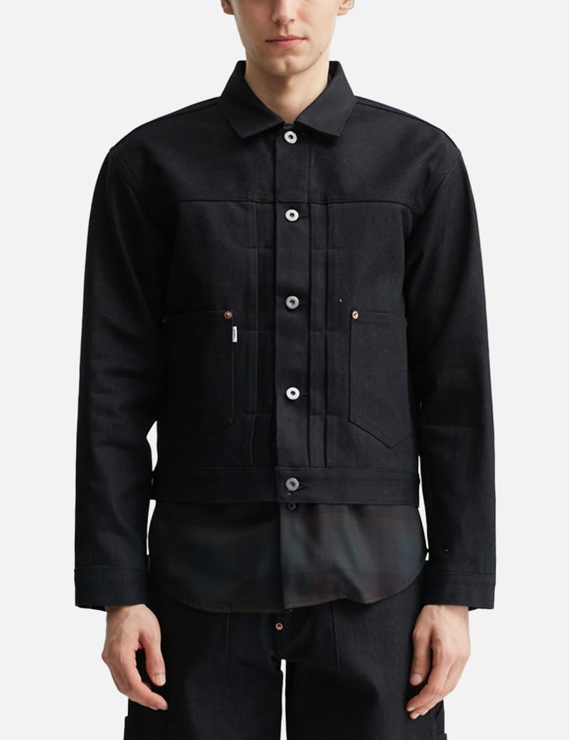 SUGARHILL Twisted Heather Denim Jacket - マーブル風の重ね糸が