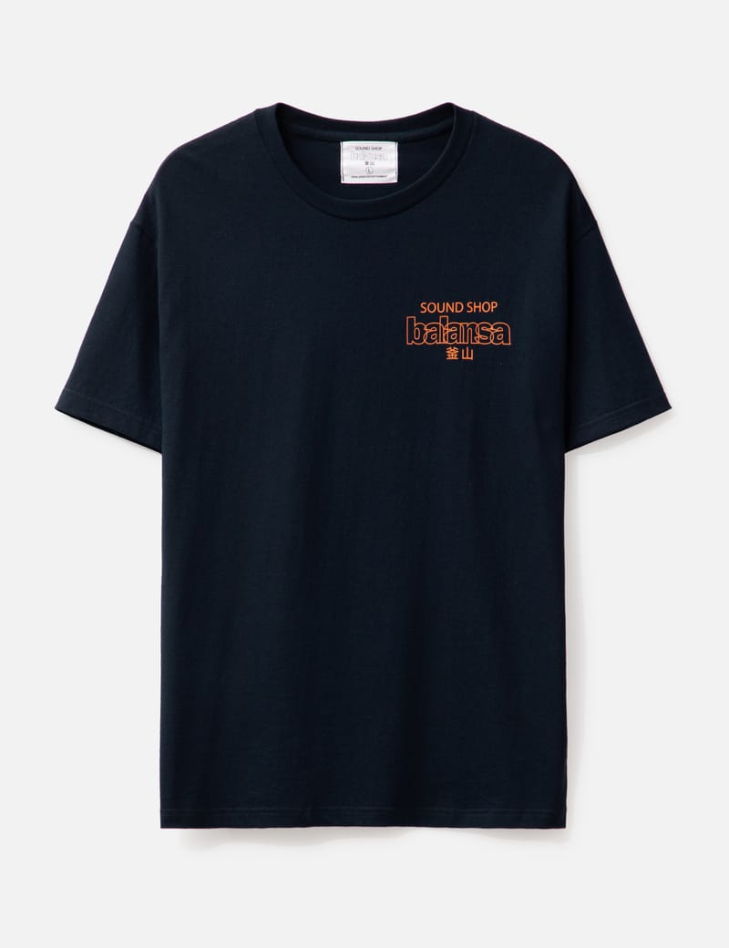 BALANSA ssb logo tee (navy/orange)/韓国 ファッション Balansa - SSB Logo T-Shirt | HBX - Globally Curated Fashion