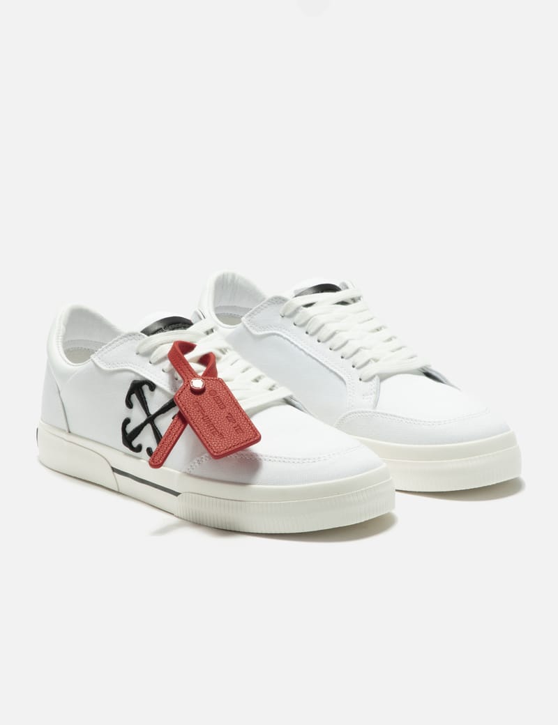 Off-White™ - NEW LOW VULCANIZED CANVAS WHITE BLACK | HBX